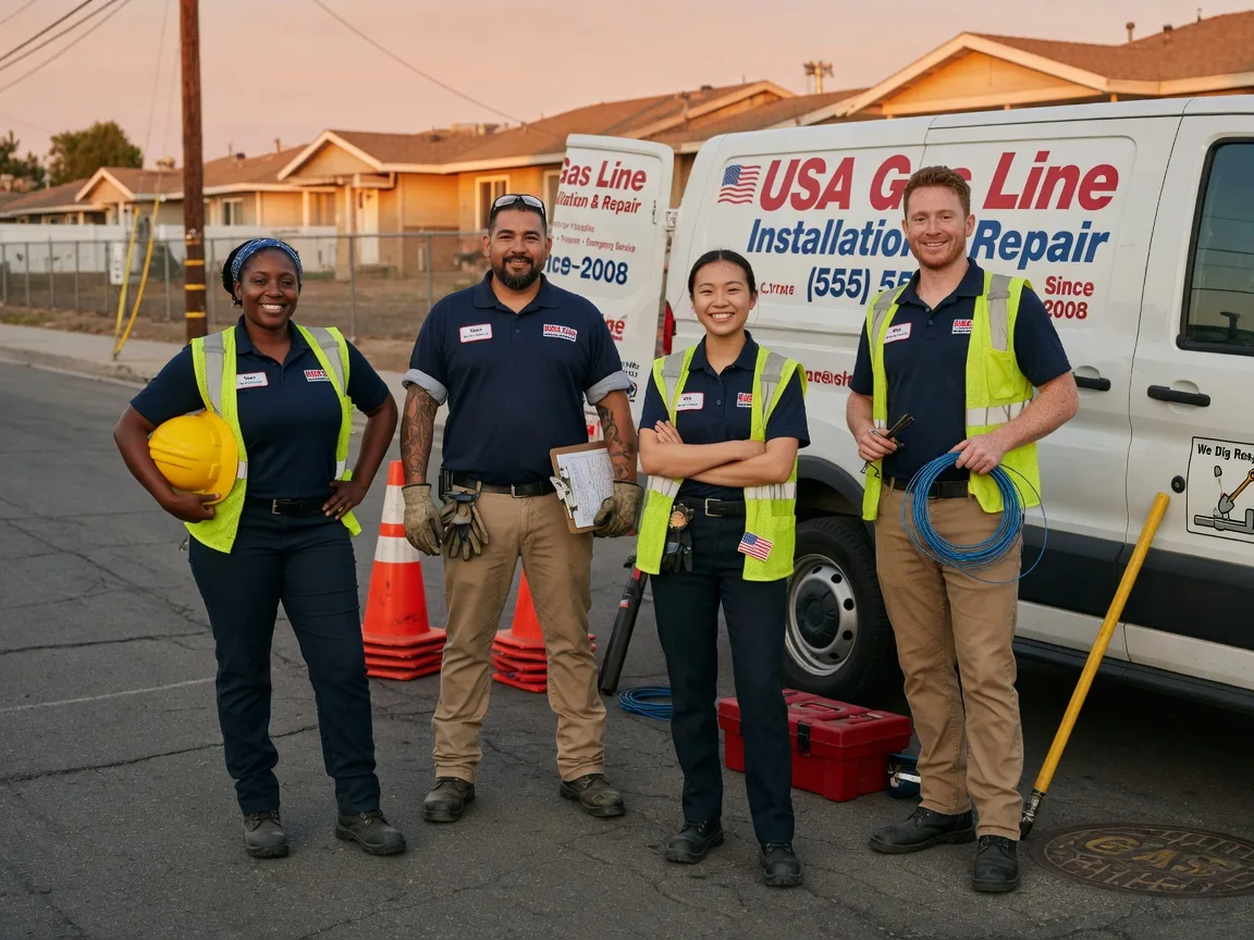 Gas Line Installation company in Lacona, IA